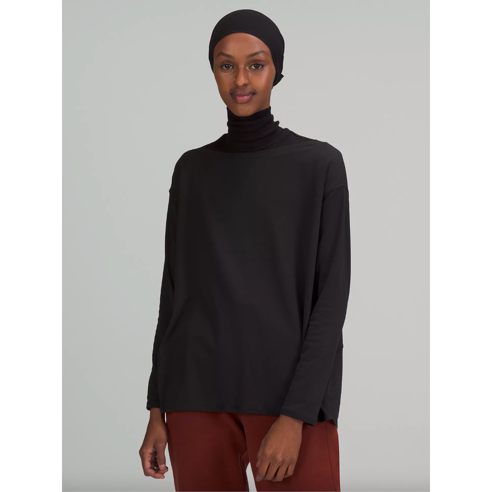 Lululemon Back in Action Long-Sleeve Shirt Nulu Size 10